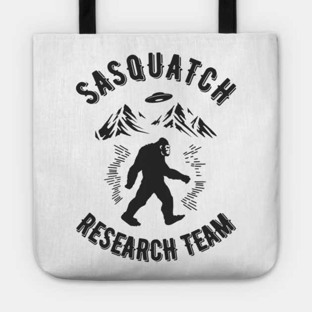 Sasquatch Research Team Hiking Squad Tote by Anticorporati