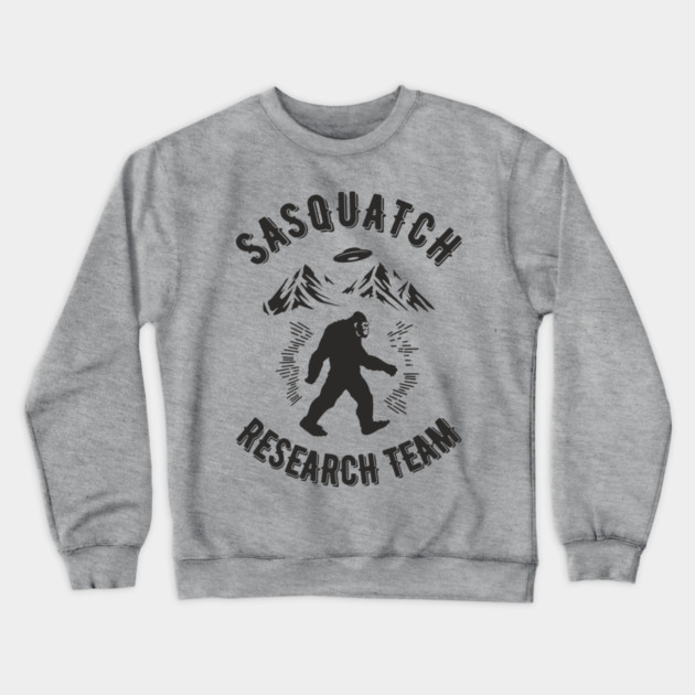 Sasquatch Research Team Hiking Squad Crewneck Sweatshirt by Anticorporati