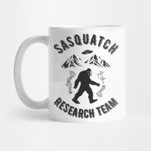 Sasquatch Research Team Hiking Squad Mug