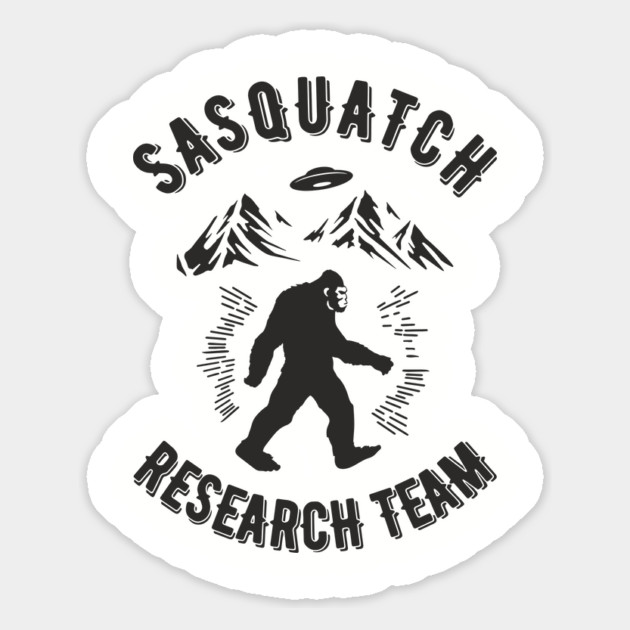 Sasquatch Research Team Hiking Squad Magnet by Anticorporati