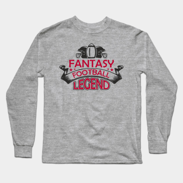 Fantasy Football Legend Couch Coach Long Sleeve T-Shirt by Anticorporati