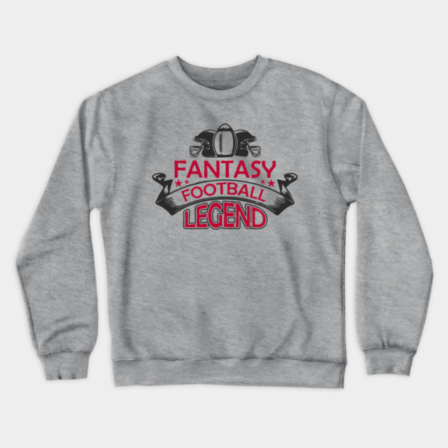 Fantasy Football Legend Couch Coach Crewneck Sweatshirt by Anticorporati