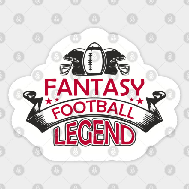 Fantasy Football Legend Couch Coach Sticker by Anticorporati