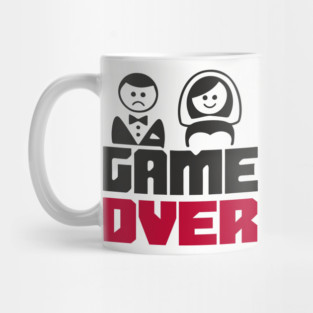 Game Over Bachelor Party Marriage Sarcasm Mug