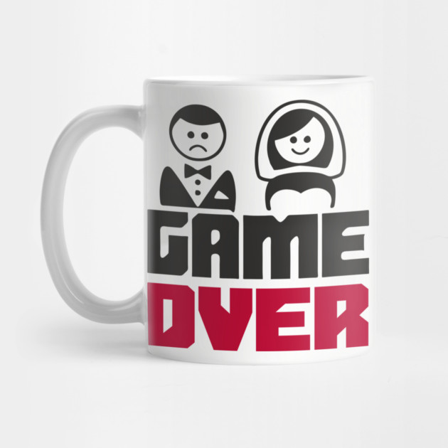 Game Over Bachelor Party Marriage Sarcasm by Anticorporati