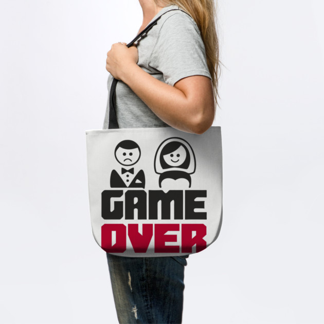 Game Over Bachelor Party Marriage Sarcasm by Anticorporati