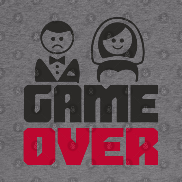 Game Over Bachelor Party Marriage Sarcasm by Anticorporati