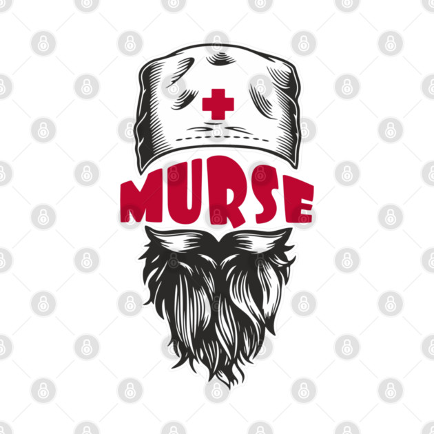 Murse Male Nurse Funny Medical Humor Pun by Anticorporati