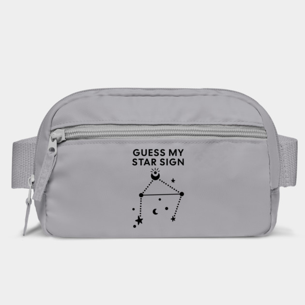 Guess My Star Sign – Libra Zodiac, Astrology Constellation - Black Print by Designed By Marty