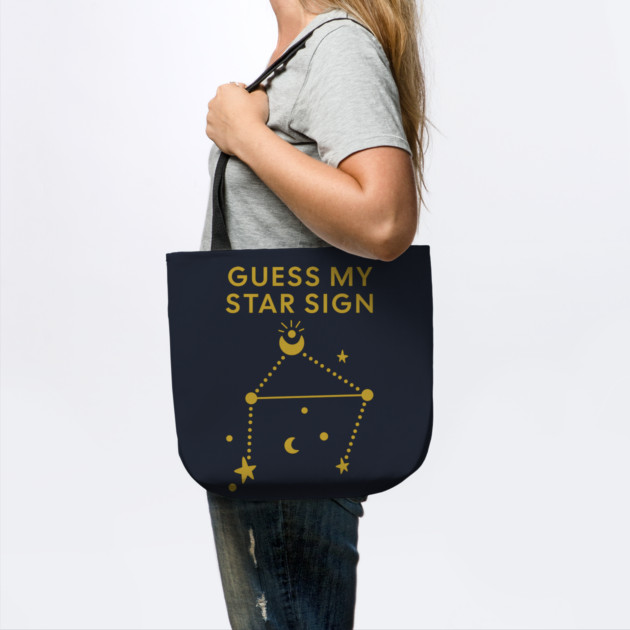 Guess My Star Sign – Libra Zodiac, Astrology Constellation - Classic Gold Print by Designed By Marty