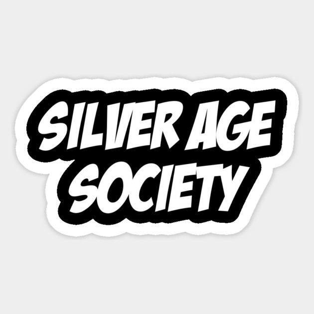 Silver Age Society Magnet by Litehouse Tees