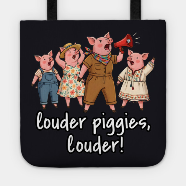 This Piggy Will NOT Be Quiet Tote by Charles's Store 8