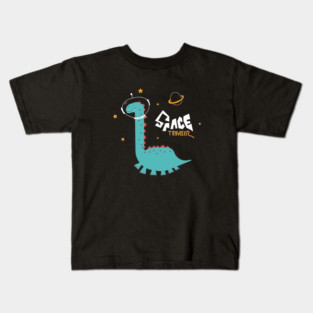 Space traveler dinosaur Kids T-Shirt