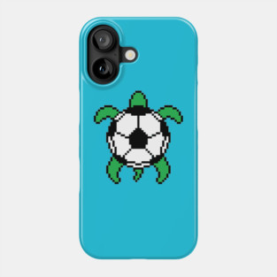 8-bit Soccer Turtle Phone Case