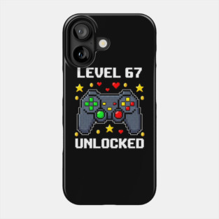 Level 67 Unlocked Pixel Controller Phone Case