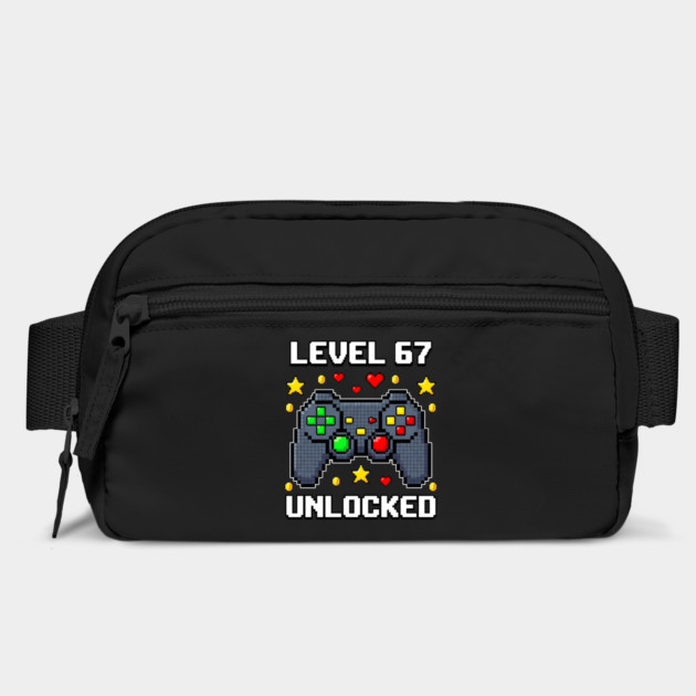 Level 67 Unlocked Pixel Controller by Creatifly Graphic Tees