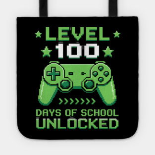 Level 100 Days of School Unlocked Tote