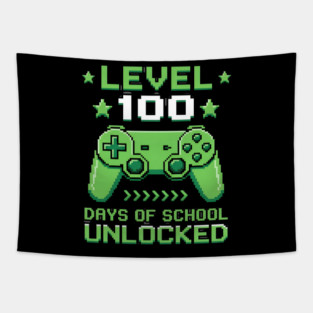 Level 100 Days of School Unlocked Tapestry