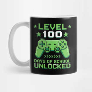 Level 100 Days of School Unlocked Mug