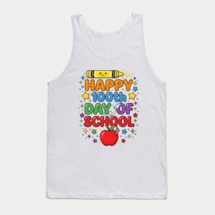 Happy 100th Day of School Celebration Tank Top