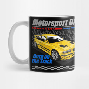 OLD SCHOOL MOTORSPORT ICON-YELLOW Mug