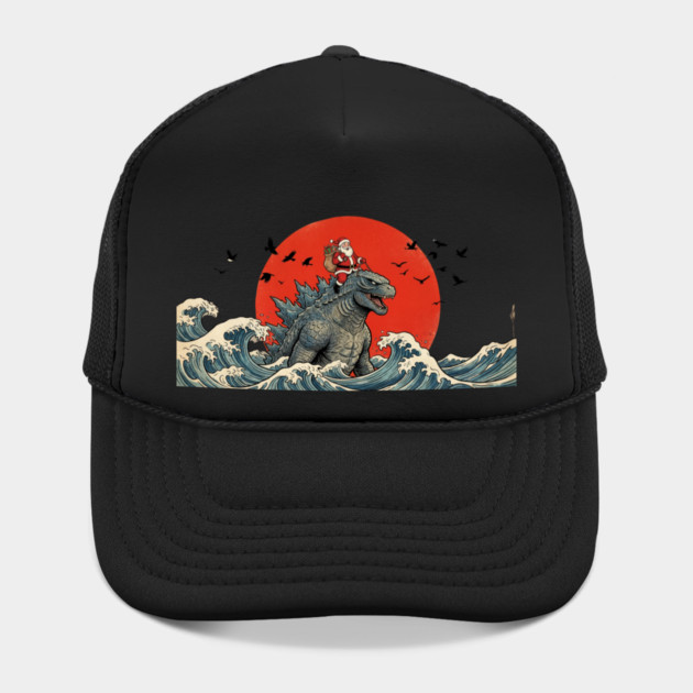 Santa Claus Riding Godzilla Christmas Kaiju by ArtistTee ⭐⭐⭐⭐⭐