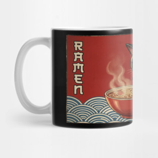 Ramen Cat Japanese Food Lover Mug