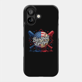 Baseball Lifestyle Patriotic Baseball Fan Phone Case