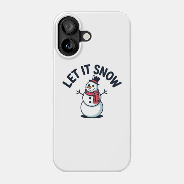 Let It Snow Phone Case by CreativeSage