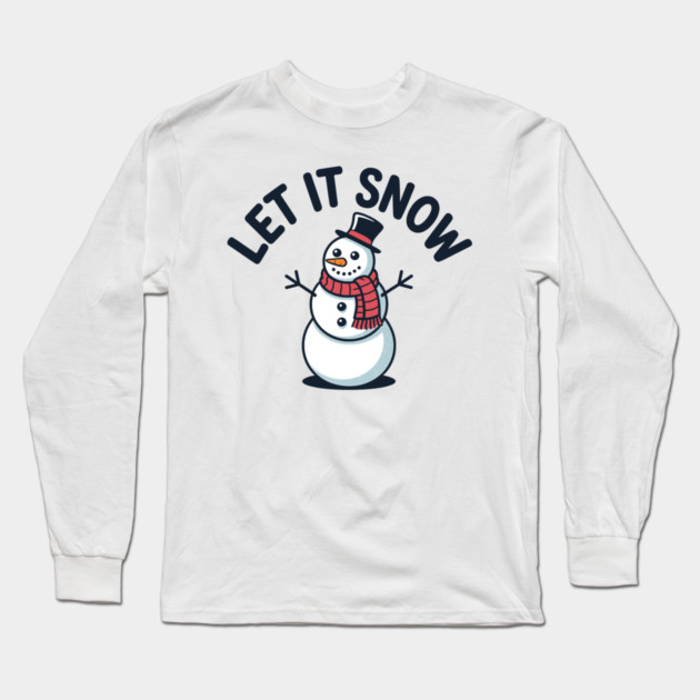 Let It Snow Long Sleeve T-Shirt by CreativeSage