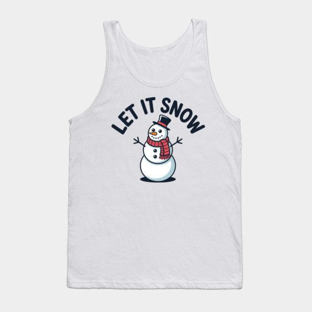 Let It Snow Tank Top by CreativeSage