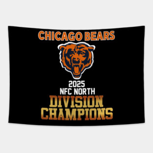 Chicago bears 2025 nfc north division champions Tapestry