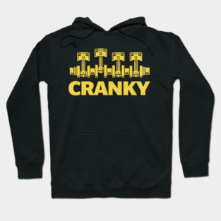 Cranky Car Engine Crankshaft Fathers Day Best Dad Men Humor Hoodie