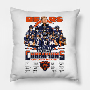 Chicago Bears 2025 whita funny Pillow