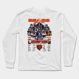 Chicago Bears 2025 whita funny Long Sleeve T-Shirt