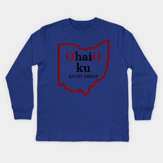 Ohaio Haiku Study Group Kids Long Sleeve T-Shirt by Donald's Store 2