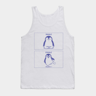 Inhale Exhale (Penguin) Tank Top