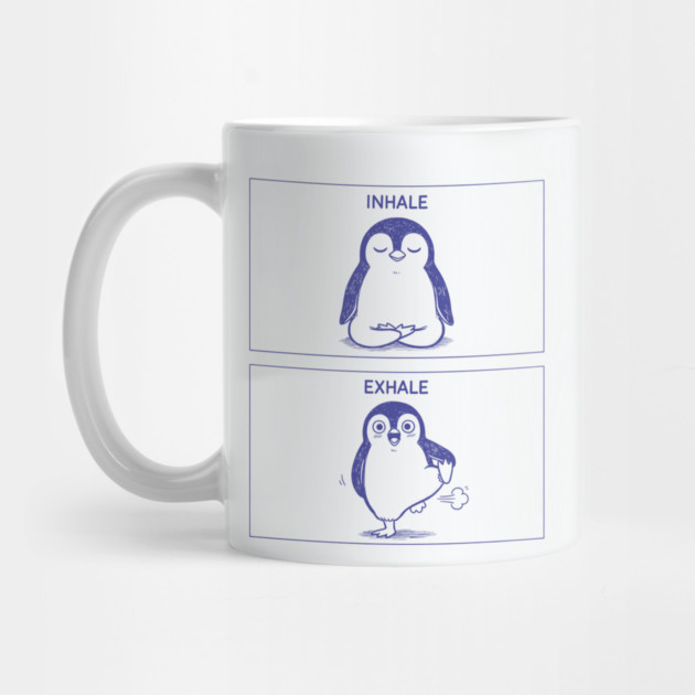 Inhale Exhale (Penguin) by CreativeSage