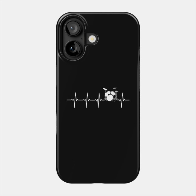 Drums Heartbeat Drummer & Percussionist Phone Case by yangho