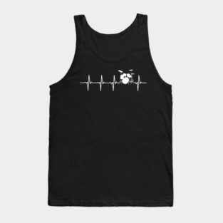 Drums Heartbeat Drummer & Percussionist Tank Top
