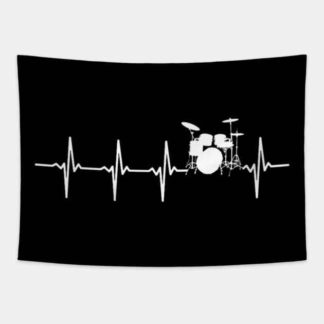 Drums Heartbeat Drummer & Percussionist Tapestry by yangho