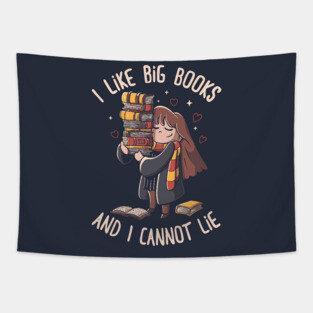 I Like Big Books Tapestry