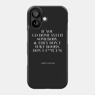 John Waters Quote Book Lover Bibliophile Phone Case