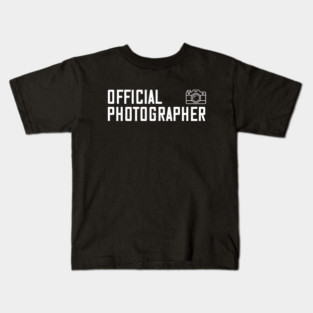 Official Photographer Kids T-Shirt