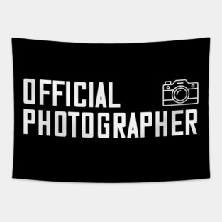 Official Photographer Tapestry