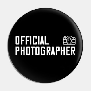 Official Photographer Pin