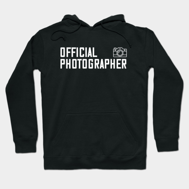 Official Photographer Hoodie by Litehouse Tees