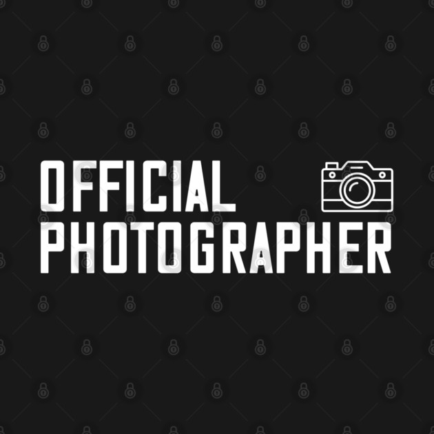 Official Photographer by Litehouse Tees