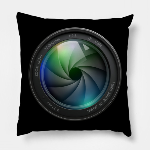 Aperture Lens Pillow by Litehouse Tees