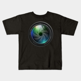 Aperture Lens Kids T-Shirt